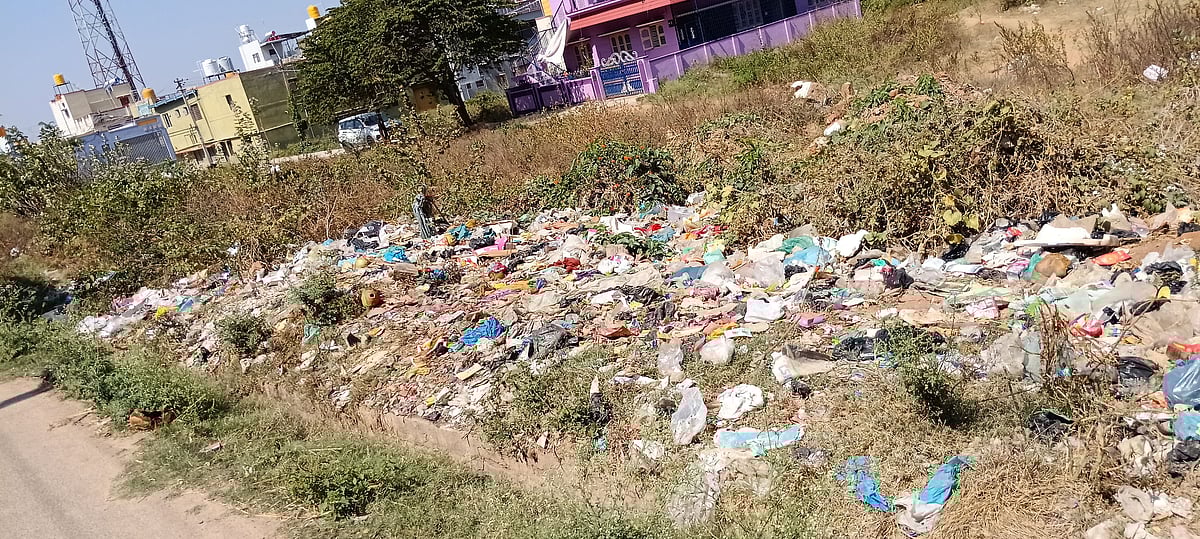 ಚಿಕ್ಕನಾಯಕನಹಳ್ಳಿ | ಕಸದ ತೊಟ್ಟಿಗಳಾದ ಖಾಲಿ ನಿವೇಶನಗಳು