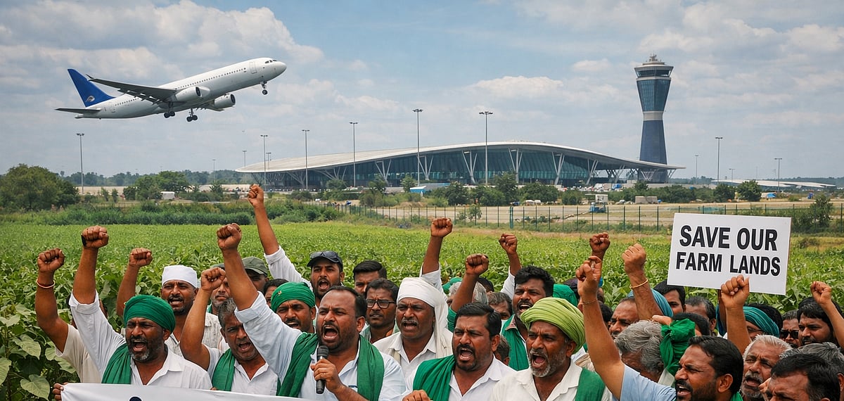 ಹಿಂಬಾಗಿಲಿನಿಂದ ಭೂಮಿ ಪಡೆಯಲು ಸರ್ಕಾರ ಚಿಂತನೆ;  ಹೋರಾಟಗಾರ ಸಮಿತಿ