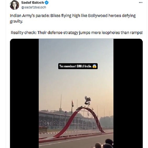 Fact Check: ಪರೇಡ್‌ ವೇಳೆ ಸೇನಾ ಸಿಬ್ಬಂದಿ ಬೈಕ್‌ ಅಪಘಾತಕ್ಕೀಡಾಗಿಲ್ಲ