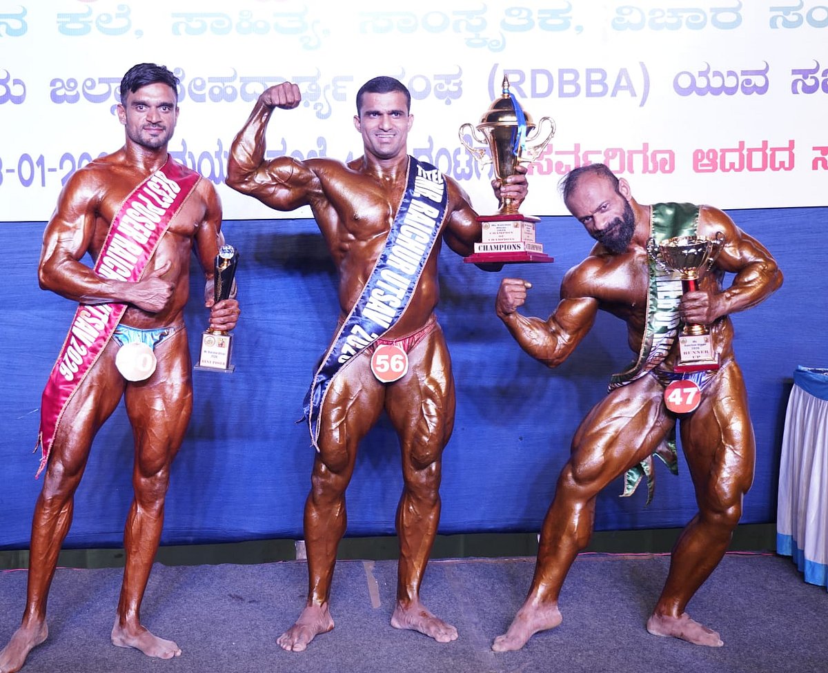 ರಾಜ್ಯಮಟ್ಟದ ದೇಹದಾರ್ಢ್ಯ ಸ್ಪರ್ಧೆ: ಪ್ರಶಾಂತ ಕಣ್ಣೂರಕರ್ ಪ್ರಥಮ