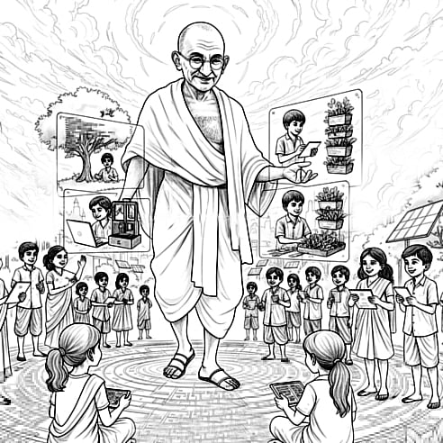 ಸಂಗತ | ಶಿಕ್ಷಣ: ನೈತಿಕ ಮೌಲ್ಯಗಳ ‘ಬಾಪು ಪಥ’