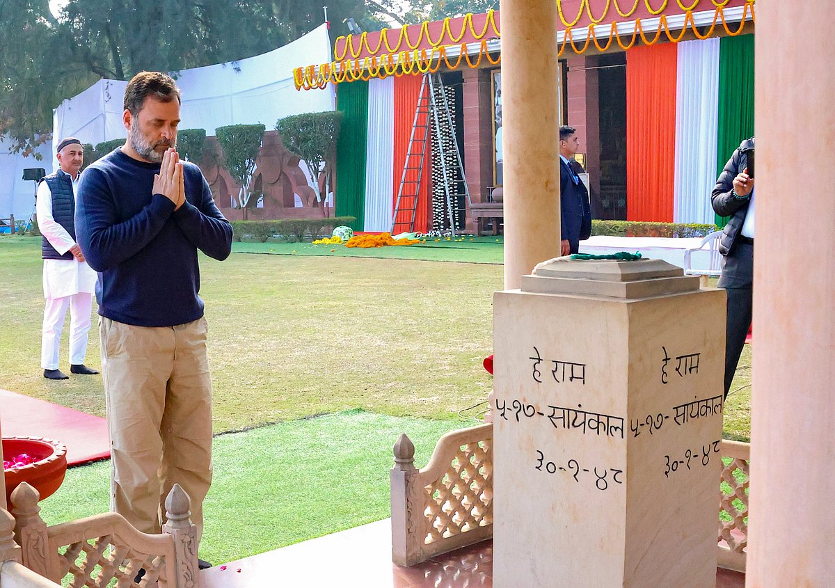 ಮಹಾತ್ಮ ಗಾಂಧೀಜಿ ವಿಚಾರ ಅಳಿಸಲಾಗದು: ರಾಹುಲ್‌ ಗಾಂಧಿ