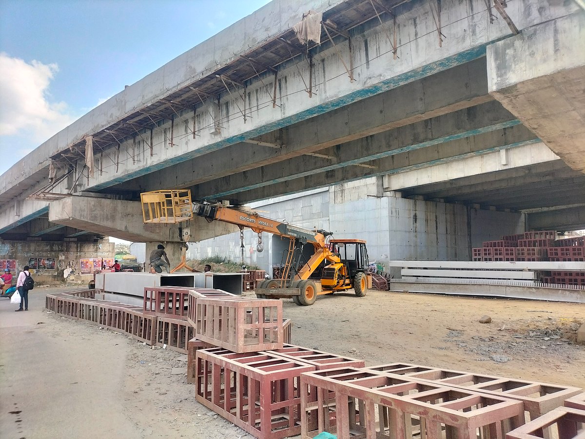 ಹಾಸನದ ರೈಲ್ವೆ ಮೇಲ್ಸೇತುವೆ ಕಾಮಗಾರಿಗೆ ವೇಗ: 2-3 ತಿಂಗಳಲ್ಲಿ ಲೋಕಾರ್ಪಣೆ