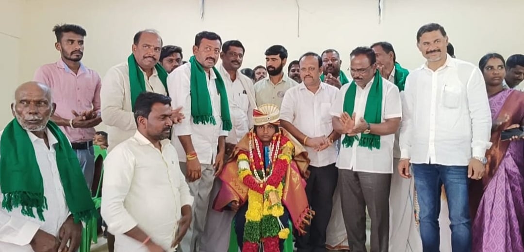 ಶಿರಾ: ಚಿನ್ನ ಗೆದ್ದ ಬಾಲಕಿಗೆ ಹುಟ್ಟೂರಲ್ಲಿ ಸನ್ಮಾನ