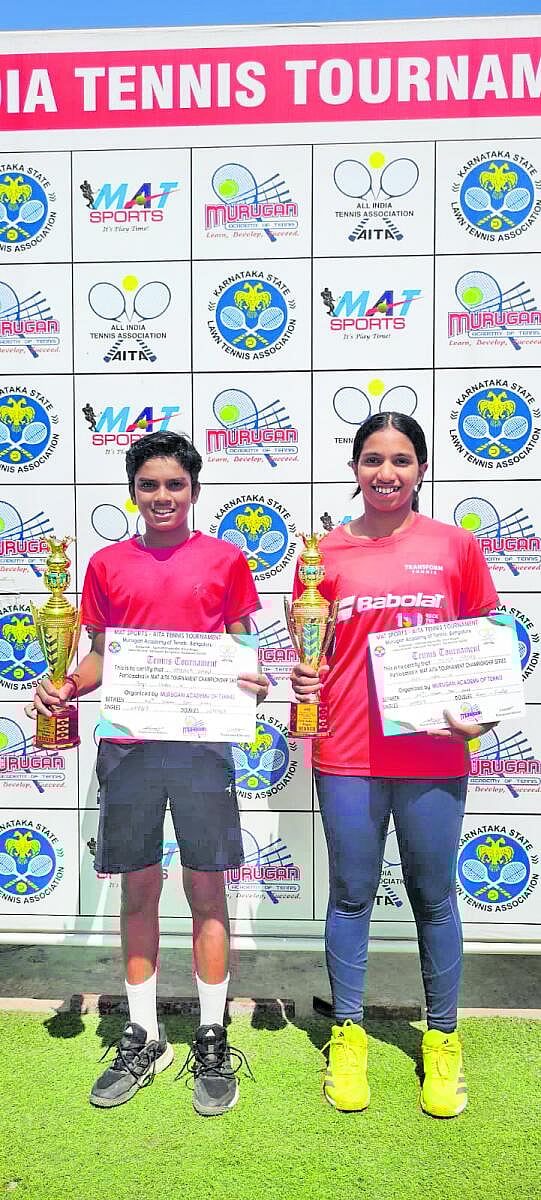 ಟೆನಿಸ್‌ ಟೂರ್ನಿ: ರಣವೀರ್‌ಗೆ ಪ್ರಶಸ್ತಿ ಡಬಲ್‌