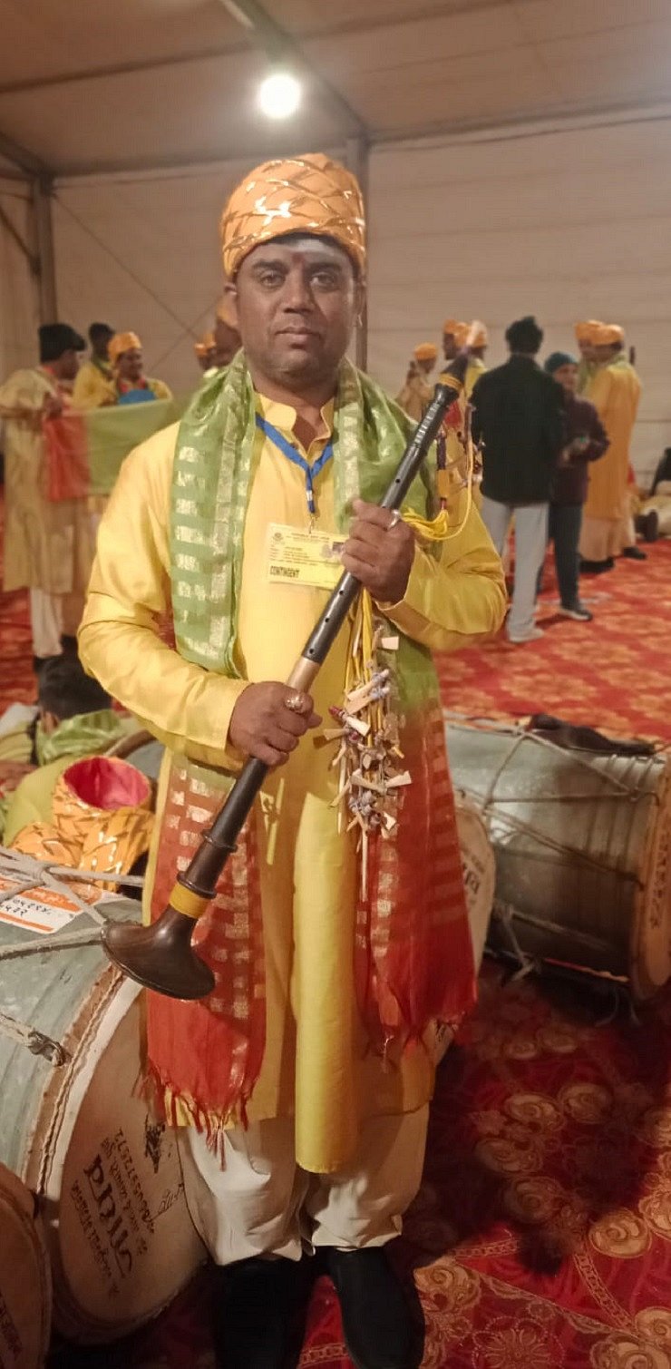 ದೆಹಲಿಯ ಗಣರಾಜ್ಯೋತ್ಸವ ಸಮಾರಂಭದಲ್ಲಿ ಕೆಜಿಎಫ್‌ನ ನಾದಸ್ವರ ಕಲಾವಿದ ಭಾಗಿ