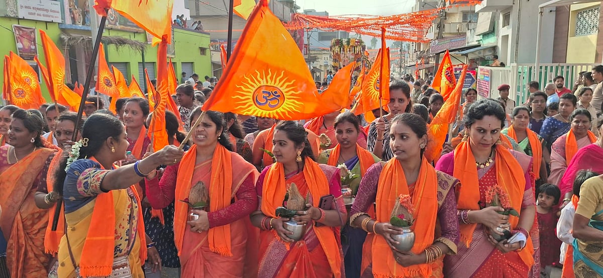 ಮುಳಬಾಗಿಲು: ಹಿಂದೂ‌‌ ಸಮಾಜೋತ್ಸವ ಶೋಭಯಾತ್ರೆ