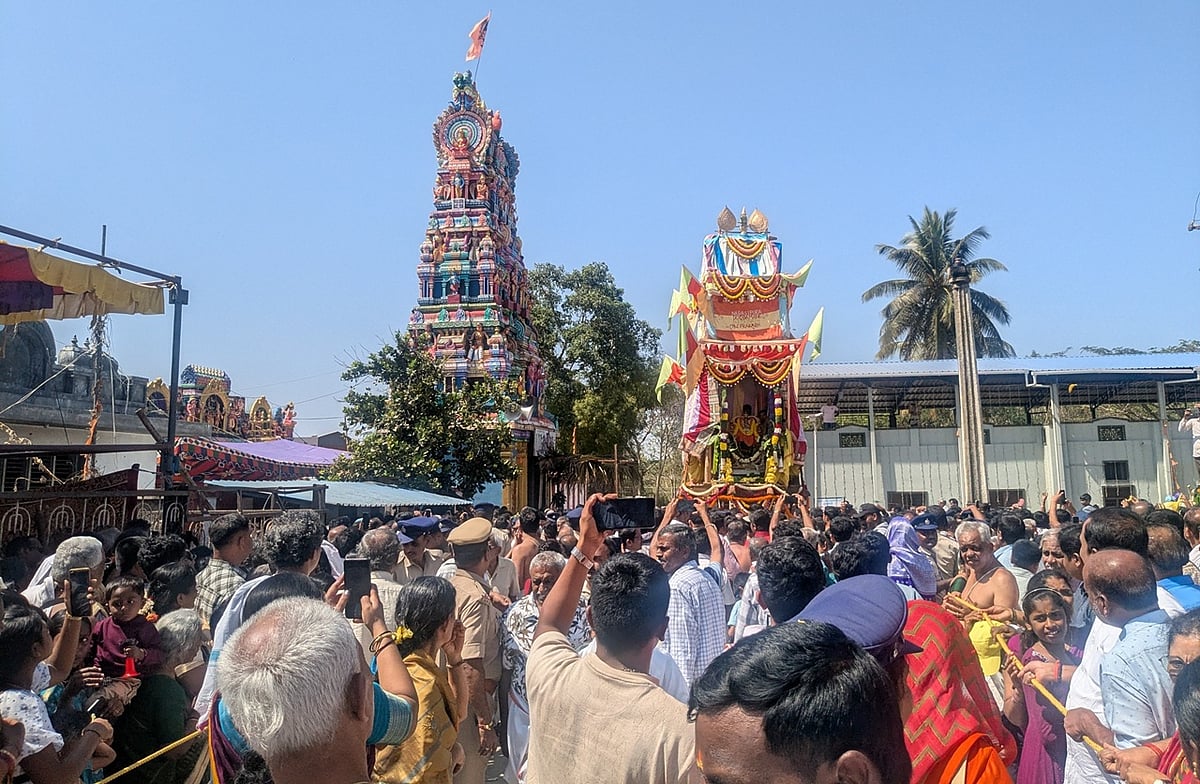 ಹೊಳೆನರಸೀಪುರ: ಮಾವಿನಕೆರೆ ಲಕ್ಷ್ಮೀ ವೆಂಕಟೇಶ್ವರಸ್ವಾಮಿ ರಥೋತ್ಸವ