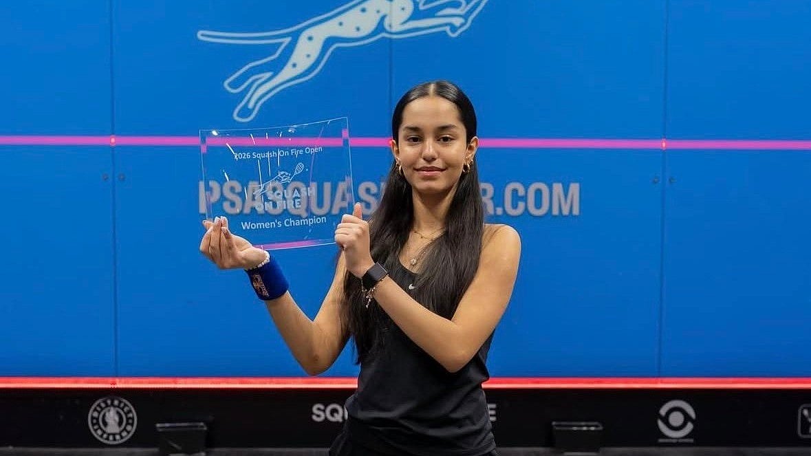 ಅನಾಹತ್‌ ಮುಡಿಗೆ 'ಸ್ಕ್ವಾಷ್‌ ಆನ್‌ ಫೈರ್‌' ಕಿರೀಟ