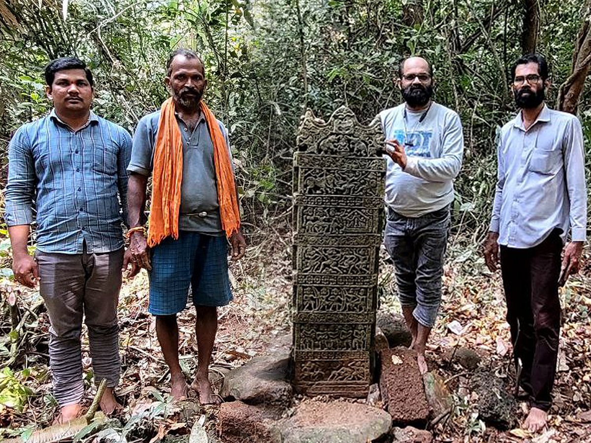 ಅಂಕೋಲಾ: ನಾಗವರ್ಮ ಅರಸನ ಕಾಲದ ವೀರಗಲ್ಲು ಪತ್ತೆ