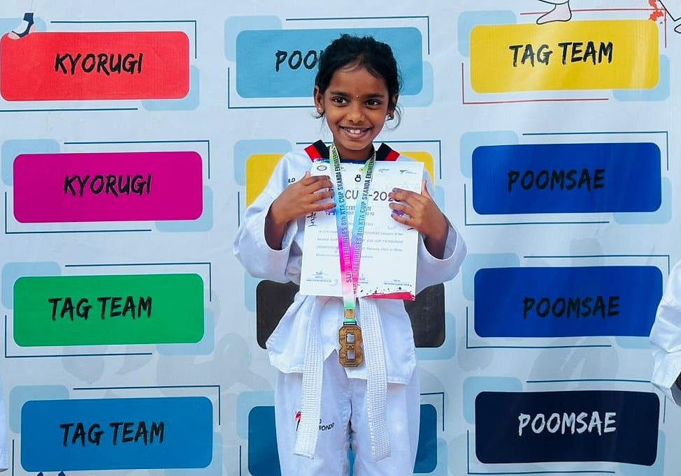 ಟೇಕ್ವಾಂಡೊ: ಏಕತಾ ಚಿನ್ನ ಸಾಧನೆ