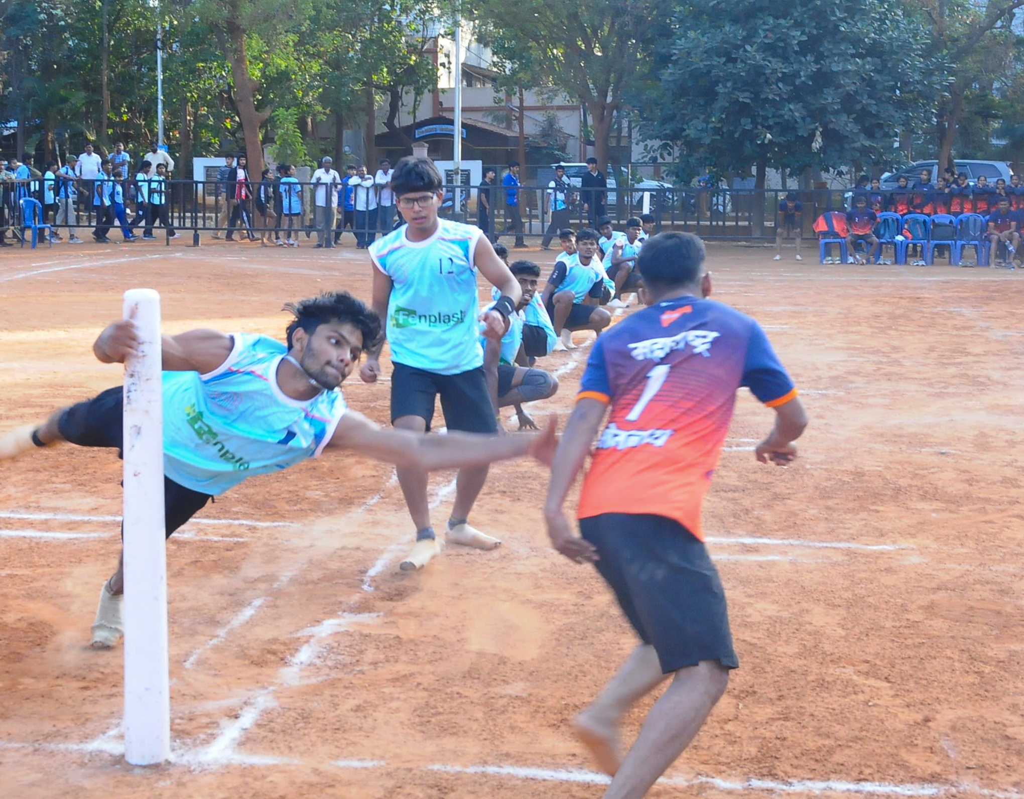 ಕೊಕ್ಕೊ ಪಂದ್ಯದಲ್ಲಿ ಆಟಗಾರನೊಬ್ಬ ಅಂಕ ಪಡೆದ ಪರಿ