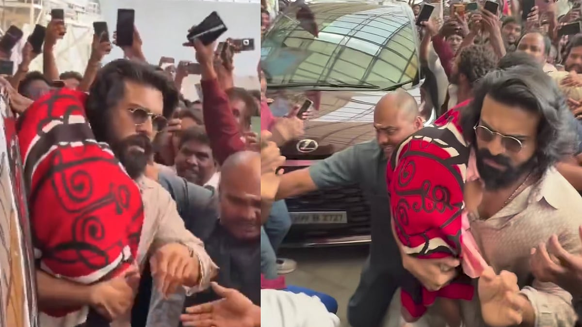 ನಟ ರಾಮ್ ಚರಣ್, ಮಗಳು ಕ್ಲೀಂ ಕಾರ ಮೇಲೆ ಏಕಾಏಕಿ ಮುಗಿಬಿದ್ದ ಅಭಿಮಾನಿಗಳು: ವಿಡಿಯೊ