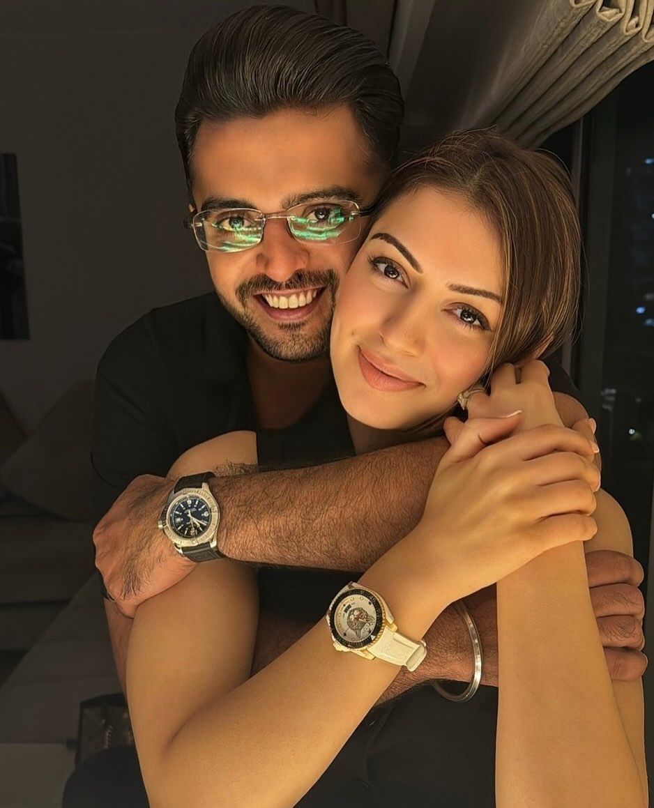 ನಟಿ ಹನ್ಸಿಕಾ ಮೊಟ್ವಾನಿ ದಂಪತಿ