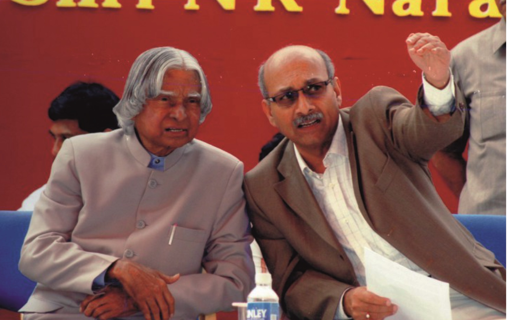 ರಾಷ್ಟ್ರಪತಿಯಾಗಿದ್ದ ಡಾ.ಎ.ಪಿ.ಜೆ. ಅಬ್ದುಲ್‌ ಕಲಾಂ ಅವರೊಂದಿಗೆ ಆಪ್ತಕ್ಷಣ