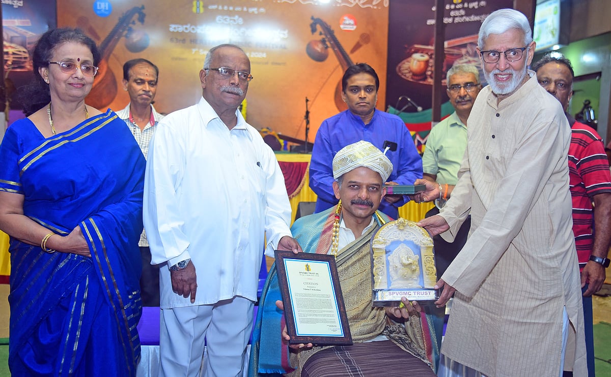 ಹಿಮಾಂಶುಗೆ ‘ಮಧುರ ಕಲಾಸೇವಕ’ ಗರಿ 