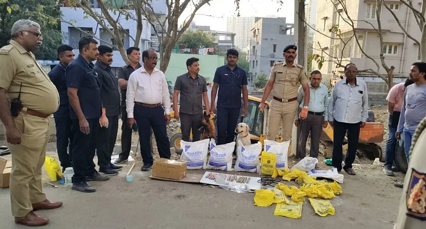 ಬೆಂಗಳೂರು: 15 ಜಿಲೆಟಿನ್‌ ಕಡ್ಡಿ, 30 ಡಿಟೊನೇಟರ್‌ ಪತ್ತೆ