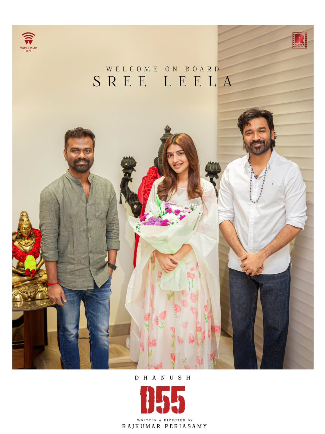 ನಟಿ ಶ್ರೀಲೀಲಾ, ನಟ ಧನುಷ್