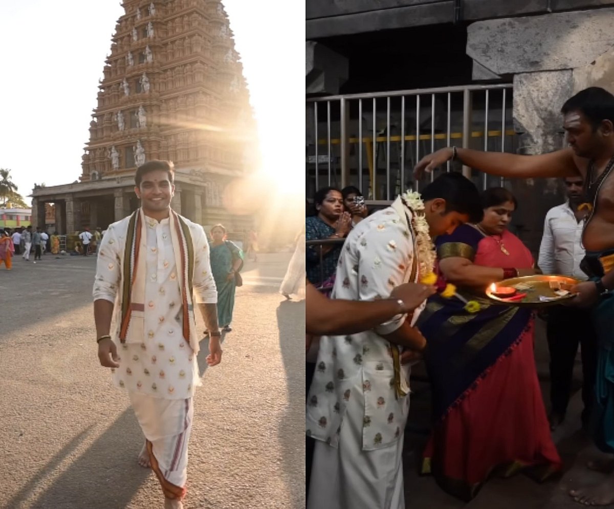 ಮೈಸೂರಿನ ನಂಜುಂಡೇಶ್ವರ ದೇವಸ್ಥಾನಕ್ಕೆ ಭೇಟಿ ನೀಡಿದ ನಟ ಸೂರಜ್ ಸಿಂಗ್