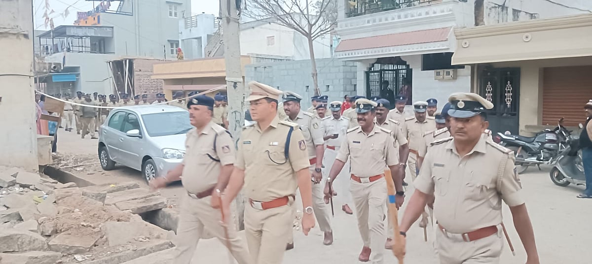 ಬಂಗಾರಪೇಟೆ | ರಸ್ತೆಗಿಳಿದು ಎಸ್‌ಪಿ ಗಸ್ತು