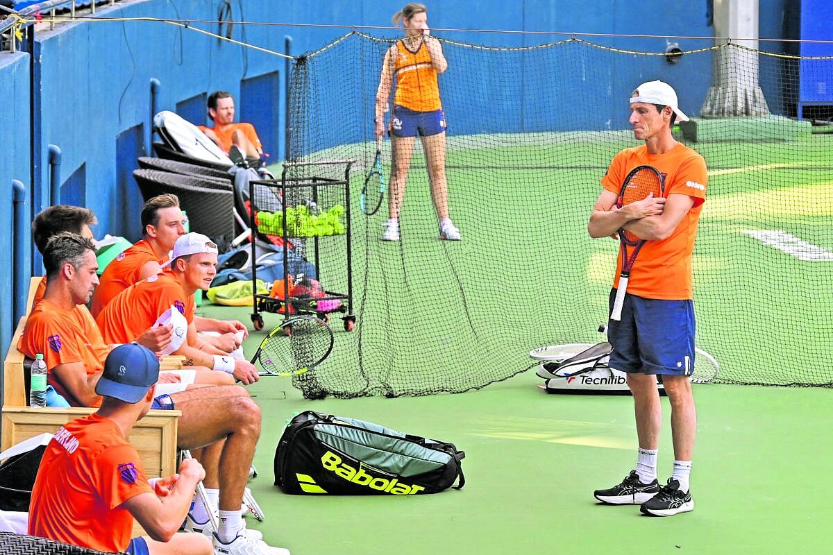 ಡೇವಿಸ್‌ ಕಪ್‌ ಟೆನಿಸ್‌ ಕ್ವಾಲಿಫೈಯರ್ಸ್‌: ಭಾರತ, ನೆದರ್ಲೆಂಡ್ಸ್ ತಂಡಗಳ ಅಭ್ಯಾಸ