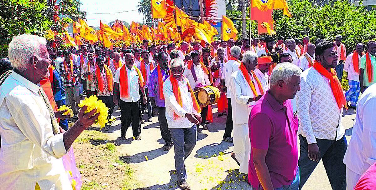 ಕೆಜಿಎಫ್‌ | ಹಿಂದೂ ಸಮಾಜೋತ್ಸವ ಶೋಭಾಯಾತ್ರೆ