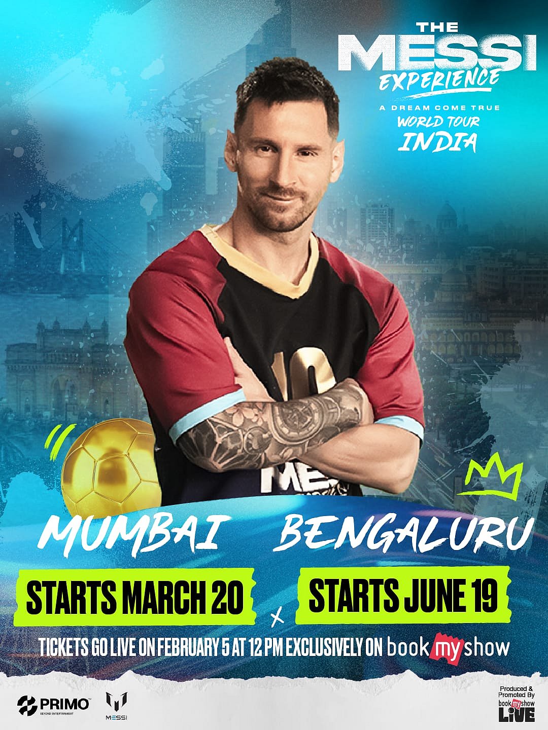 ಭಾರತಕ್ಕೆ ಬರುತ್ತಿದೆ 'ದ ಮೆಸ್ಸಿ ಎಕ್ಸ್‌ಪೀರಿಯನ್ಸ್'