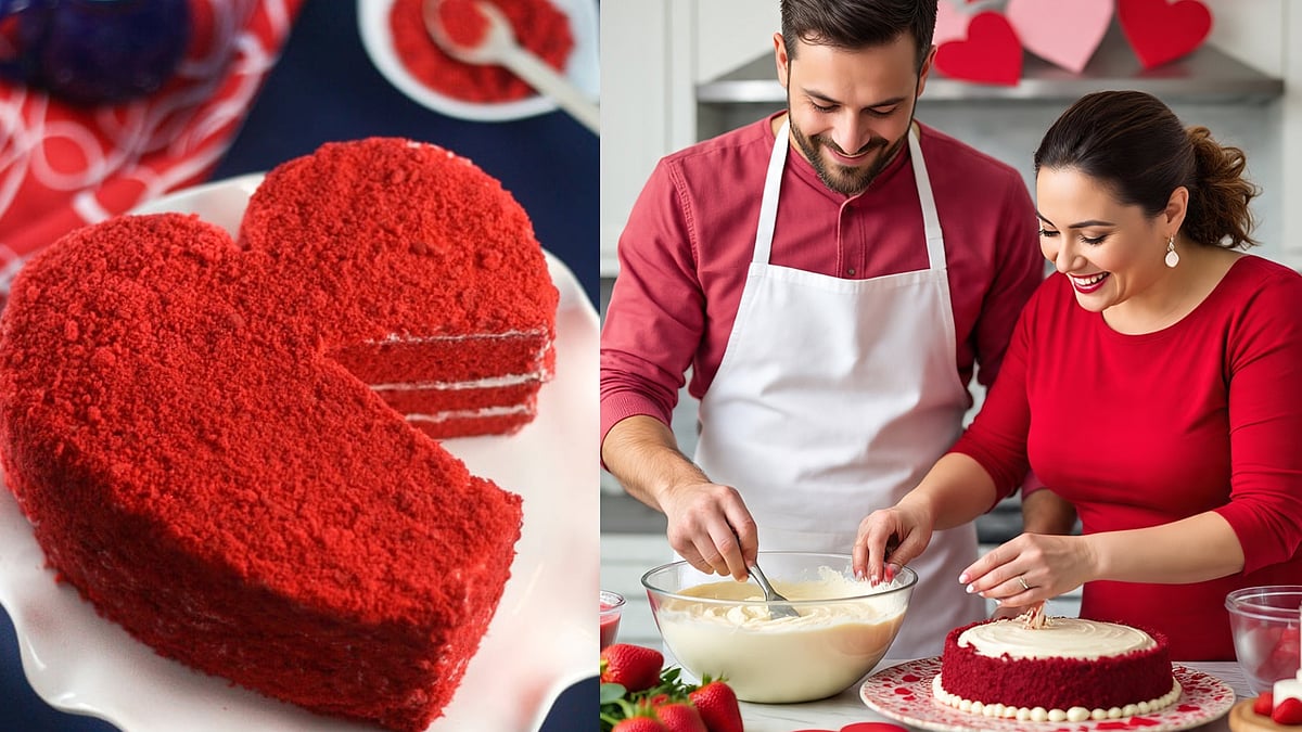 ವ್ಯಾಲೆಂಟೈನ್ಸ್ ಡೇ: ಸಂಗಾತಿ ಜೊತೆ ಮನೆಯಲ್ಲೇ ತಯಾರಿಸಿ ರೆಡ್ ವೆಲ್ವೆಟ್ ಕೇಕ್