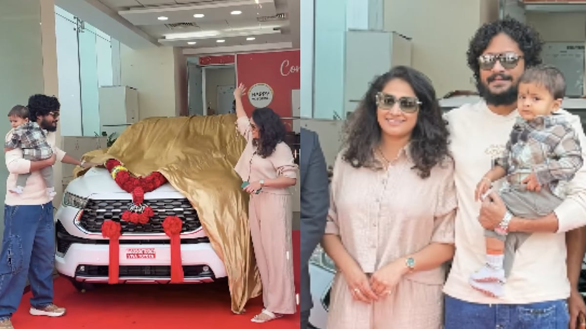 ಹೊಸ ಕಾರು ಖರೀದಿಸಿದ ನಟ ವಸಿಷ್ಠ ಸಿಂಹ, ಹರಿಪ್ರಿಯಾ ದಂಪತಿ