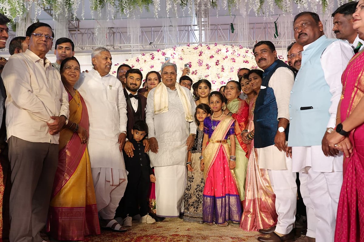 ಬಯ್ಯಾಪುರ ಕುಟುಂಬದ ವಿವಾಹ: ಸಿಎಂ, ಡಿಸಿಎಂ ಭಾಗಿ