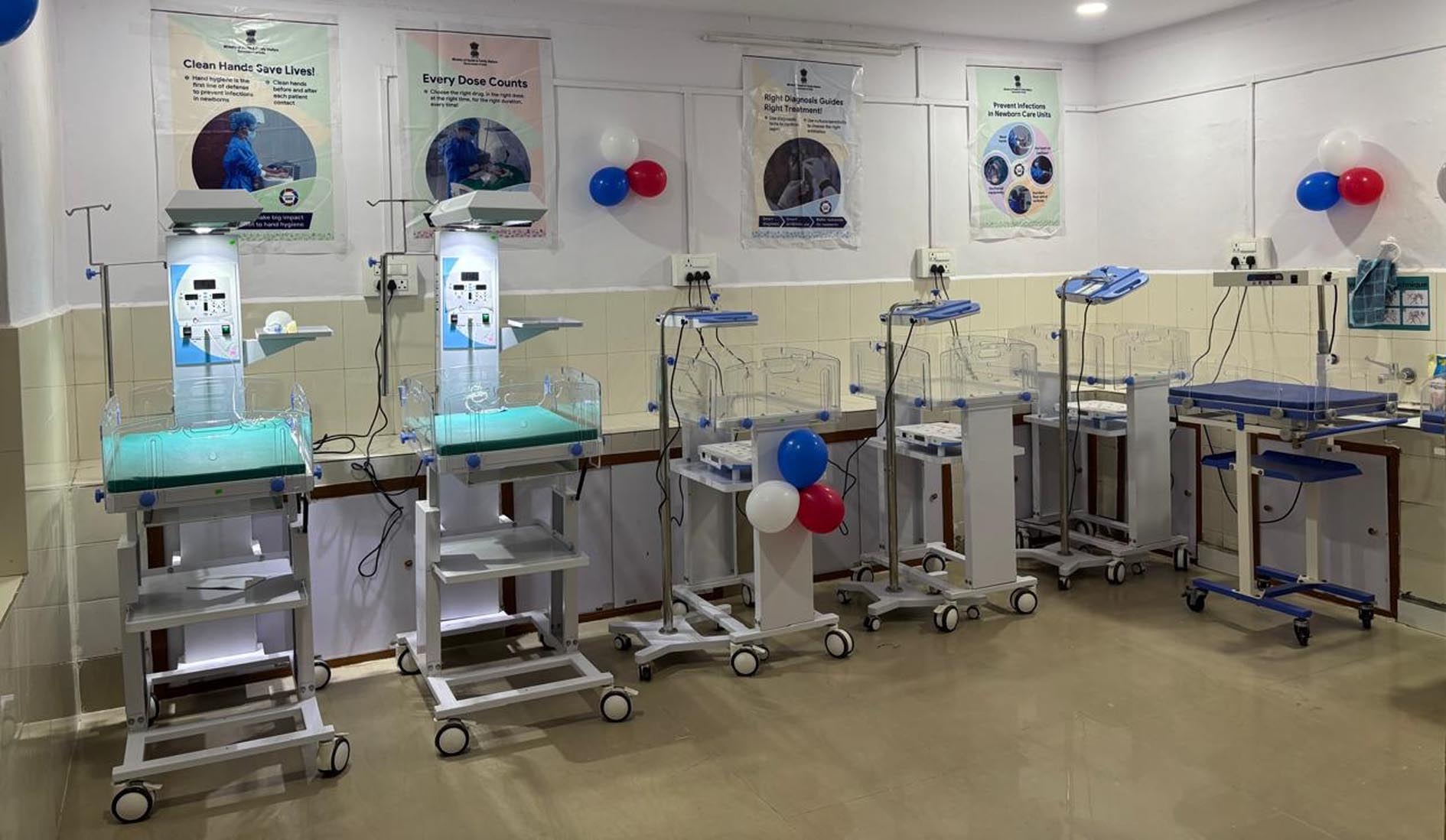 ಸಿಂದಗಿ ನಗರದ ತಾಲ್ಲೂಕು ಆಸ್ಪತ್ರೆಯಲ್ಲಿ ನೂತನವಾಗಿ ಪ್ರಾರಂಭಗೊಂಡ ಚಿಕ್ಕಮಕ್ಕಳ ಎನ್ಐಸಿಯು ಘಟಕ