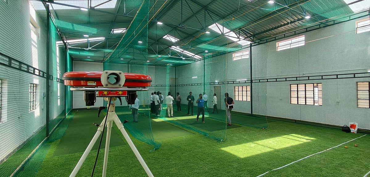 ಬೆಳಗಾವಿ: ಸರ್ಕಾರಿ ಶಾಲೆ ಮಕ್ಕಳಿಗೆ ಬಾಕ್ಸ್‌ ಕ್ರಿಕೆಟ್‌ ಮೈದಾನ