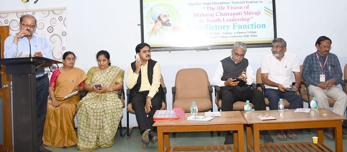 ಬೀದರ್‌|  ಶಿವಾಜಿ ಹಿಂದೂ ಸಮಾಜದ ಶ್ರೇಷ್ಠ ರತ್ನ: ಸತೀಶ್‌ ಪಾಟೀಲ್