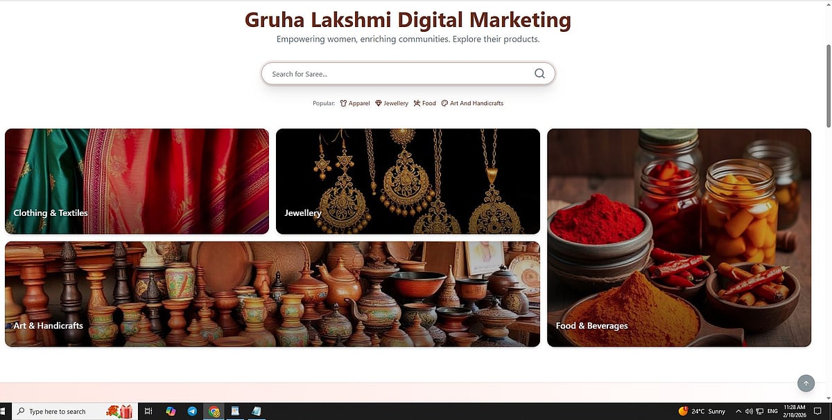 ವೆಬ್‍ಸೈಟ್‍ನಲ್ಲಿ ಮಹಿಳಾ ಉದ್ಯಮಿಗಳ ನೋಂದಣಿ
