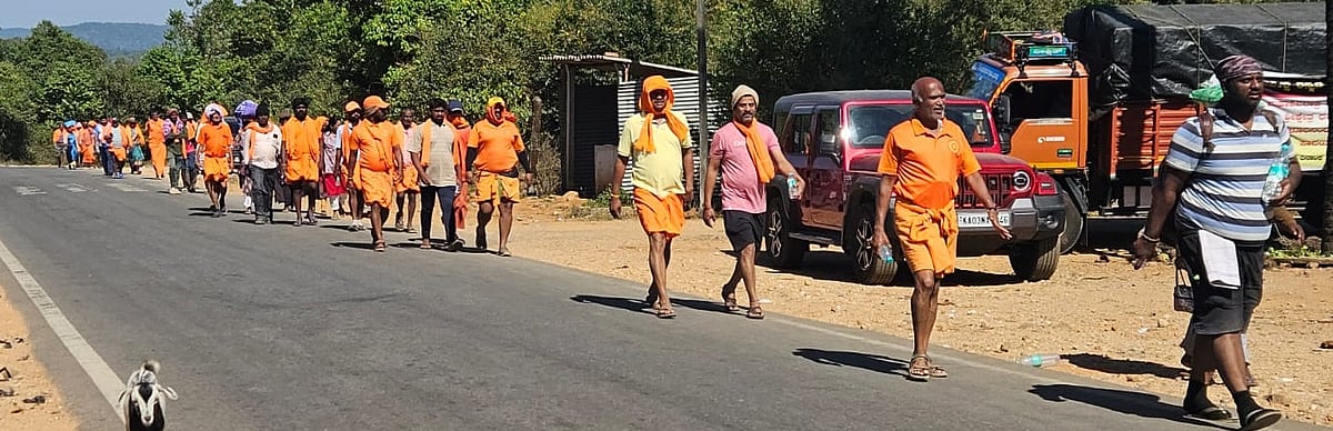 ಶಿವರಾತ್ರಿ: ಧರ್ಮಸ್ಥಳಕ್ಕೆ ದಣಿವರಿಯದ ನಡಿಗೆ