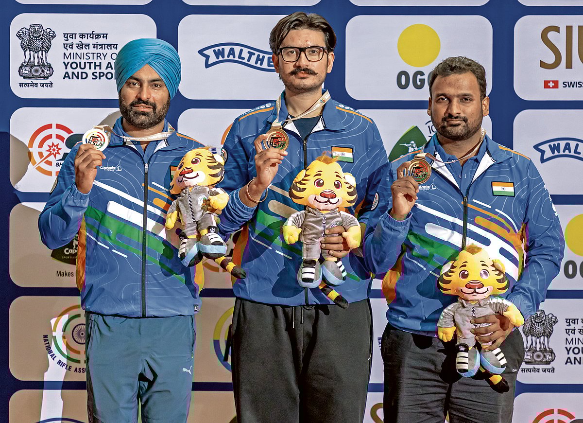 ಏಷ್ಯನ್‌ ಶೂಟಿಂಗ್‌ | 25 ಮೀ. ಸೆಂಟರ್‌ ಫೈರ್‌: ಭಾರತ ಕ್ಲೀನ್‌ಸ್ವೀಪ್‌