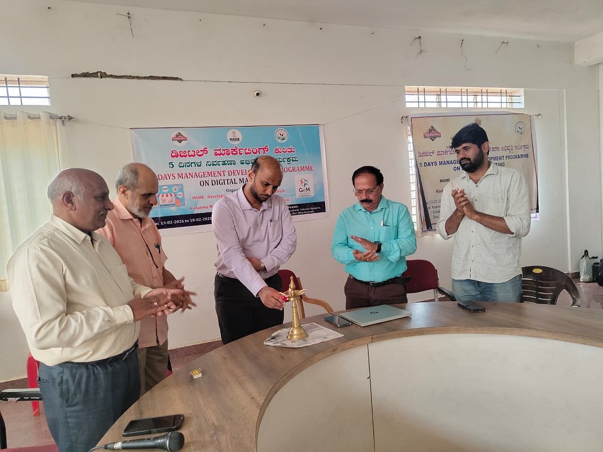 ಉದ್ಯೋಗ ಸೃಷ್ಟಿಗೆ ಡಿಜಿಟಲ್ ಮಾರ್ಕೆಟಿಂಗ್ ಮಂತ್ರ: ಕಾರ್ಯಾಗಾರಕ್ಕೆ ಚಾಲನೆ