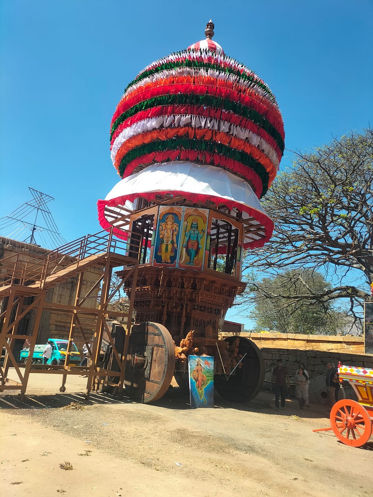 ಚಿಕ್ಕಬಳ್ಳಾಪುರ: ನಂದಿ ರಥೋತ್ಸವಕ್ಕೆ ಸಿದ್ಧವಾಗುತ್ತಿವೆ ತೇರು