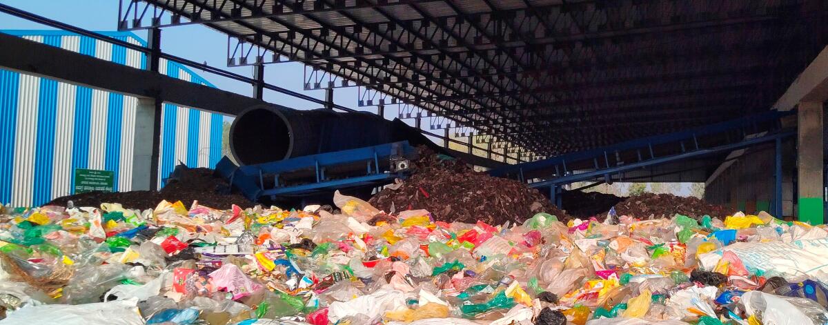 ಘನ ತ್ಯಾಜ್ಯ ವಿಲೇವಾರಿ ನಿರ್ವಾಹಣಾ ಘಟಕದಲ್ಲಿನ ತ್ಯಾಜ್ಯ 