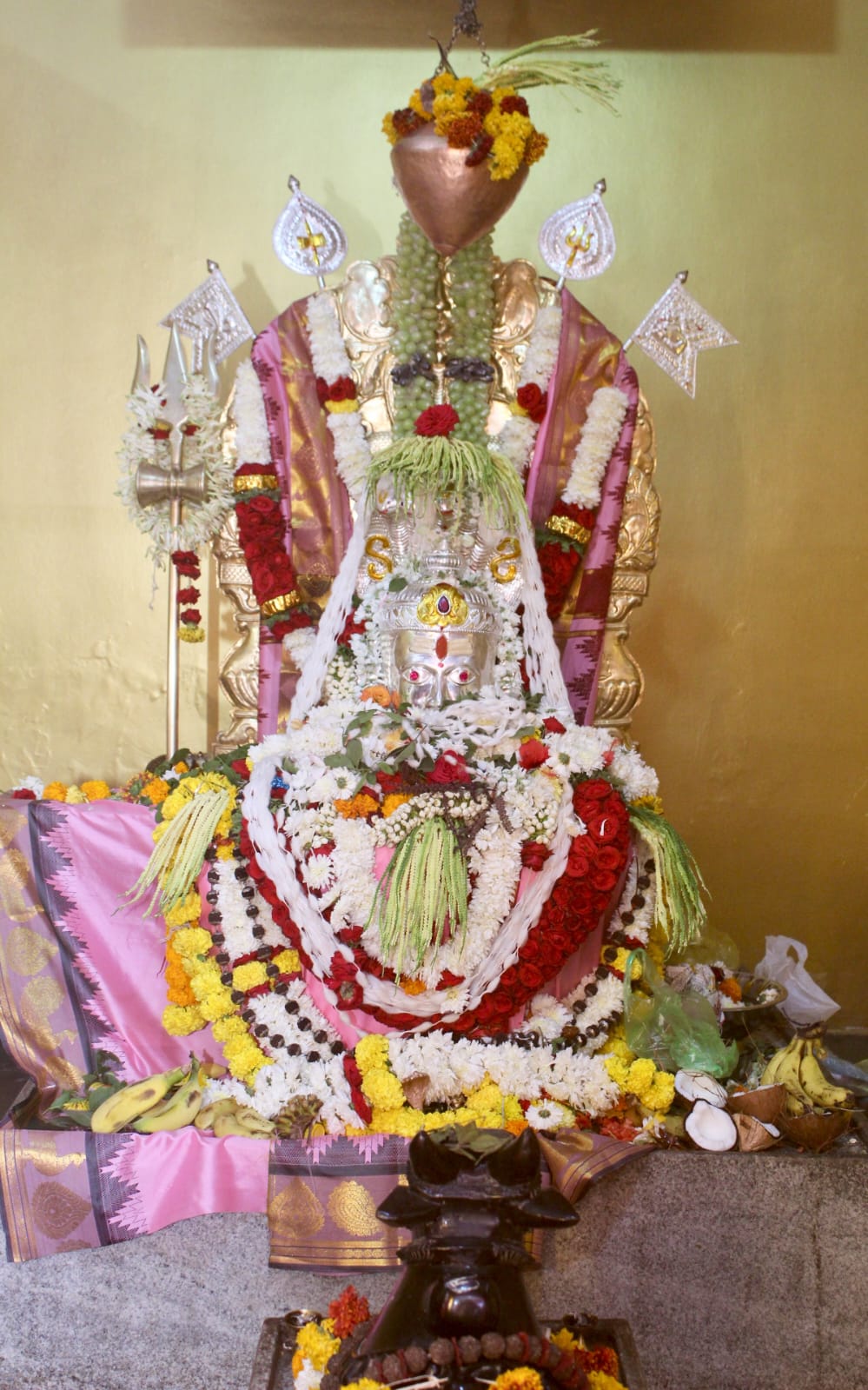 ಬಾಗಲಕೋಟೆ ಕಿಲ್ಲಾದ ಕೇದಾರನಾಥ ದೇವಸ್ಥಾನ‌ದಲ್ಲಿ ಶಿವಲಿಂಗಕ್ಕೆ ಪೂಜೆ ಸಲ್ಲಿಸಲಾಯಿತು