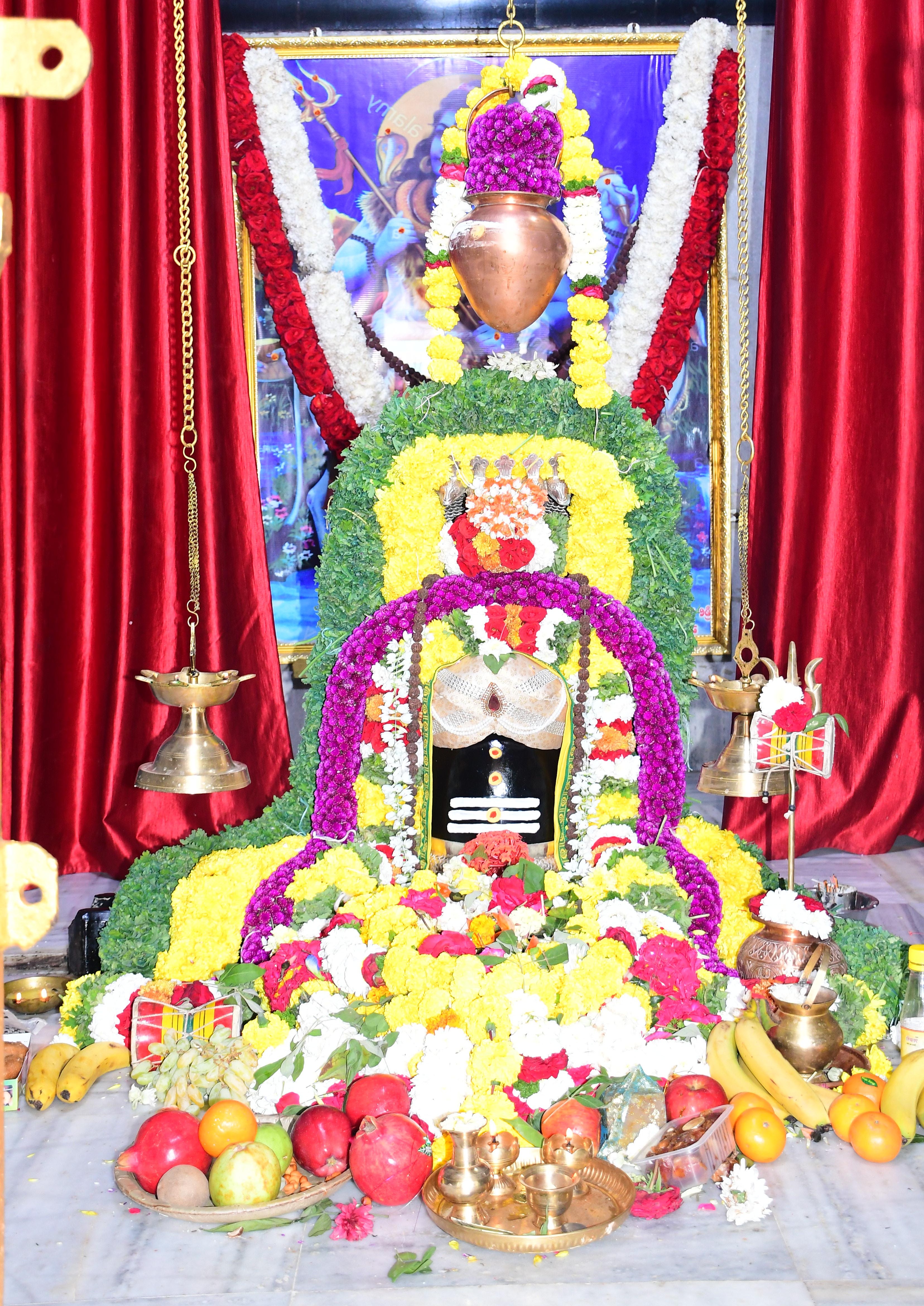 ಕಲಬುರಗಿಯ ಖೂಬಾ ಪ್ಲಾಟ್‌ನಲ್ಲಿರುವ ಈಶ್ವರಲಿಂಗಕ್ಕೆ ಪೂಜೆ ಸಲ್ಲಿಸಿರುವುದು