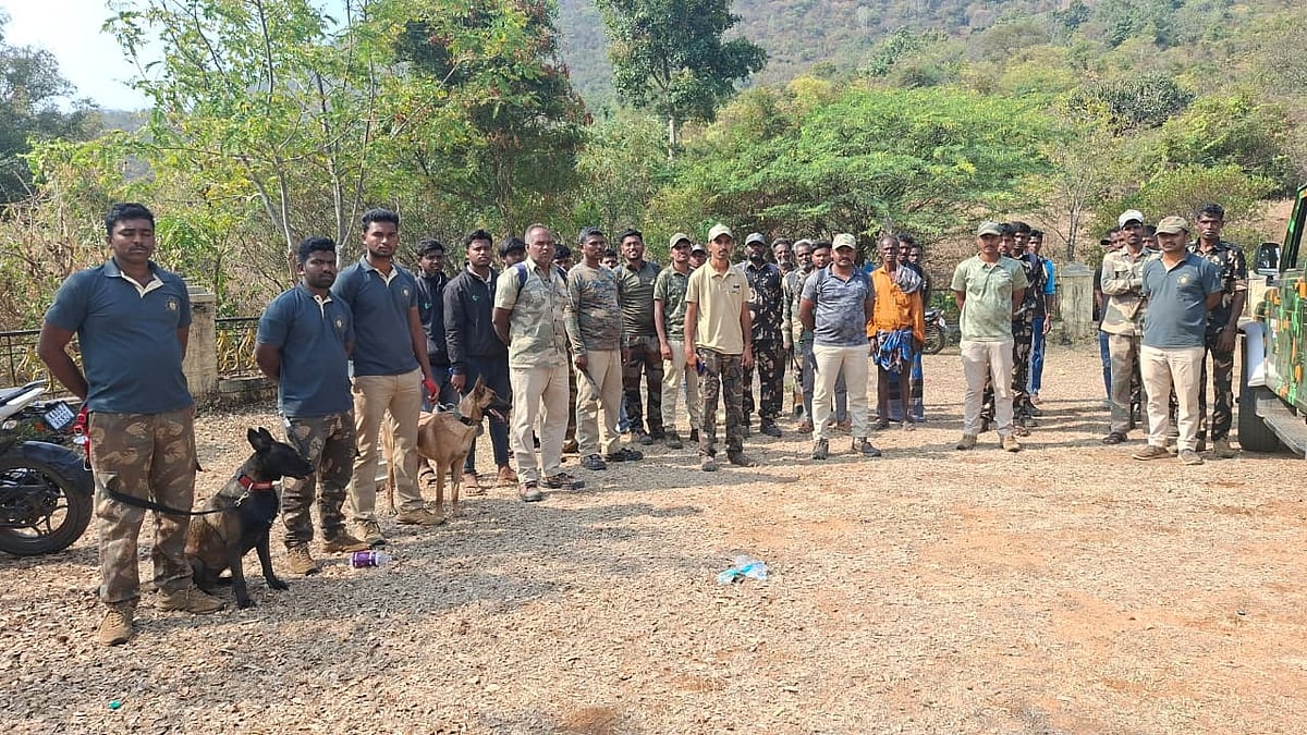 ಹನೂರು: ಕಳ್ಳಬೇಟೆಕೋರರ ಪತ್ತೆಗೆ ಅರಣ್ಯ ಸಿಬ್ಬಂದಿನಿಂದ ಐದಾರು ಕಿ.ಮೀ ಕೂಂಬಿಂಗ್