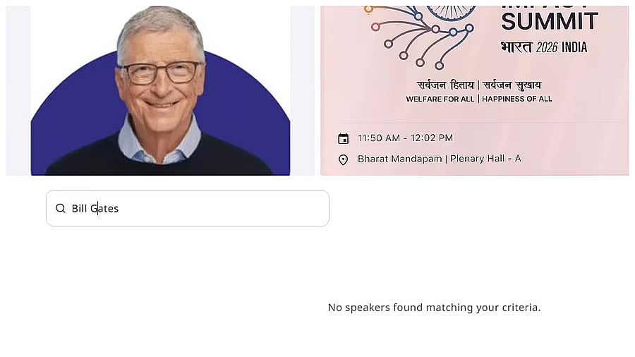 ಎ.ಐ ಶೃಂಗಸಭೆಯಿಂದ ಹೊರಗುಳಿದ ಬಿಲ್ ಗೇಟ್ಸ್: ಎ‍ಪ್ಸ್ಟೀನ್ ಫೈಲ್ಸ್ ವಿವಾದ ಕಾರಣ ? 
