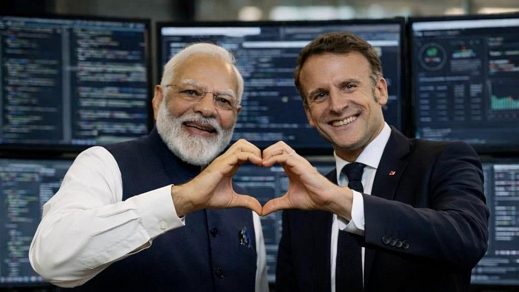 AI Summit: ಮೋದಿ ಜೊತೆಗಿನ ಎಐ ಚಿತ್ರ ಹಂಚಿಕೊಂಡ ಫ್ರಾನ್ಸ್ ಅಧ್ಯಕ್ಷ ಮ್ಯಾಕ್ರನ್