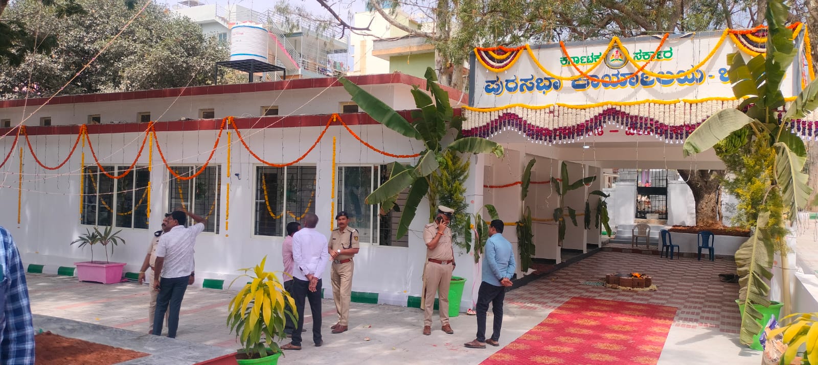 ಬಿಡದಿಯ ನೆಲ್ಲಿಗುಡ್ಡ ಕೆರೆ ರಸ್ತೆಗೆ ಸ್ಥಳಾಂತರಗೊಂಡಿರುವ ಪುರಸಭೆಯ ನೂತನ ಕಚೇರಿ