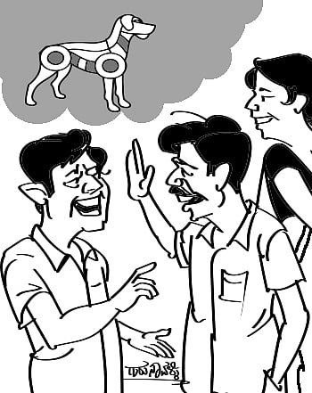 ಚುರುಮುರಿ | ಬಾಲ ಇಲ್ಲದ ನಾಯಿ!