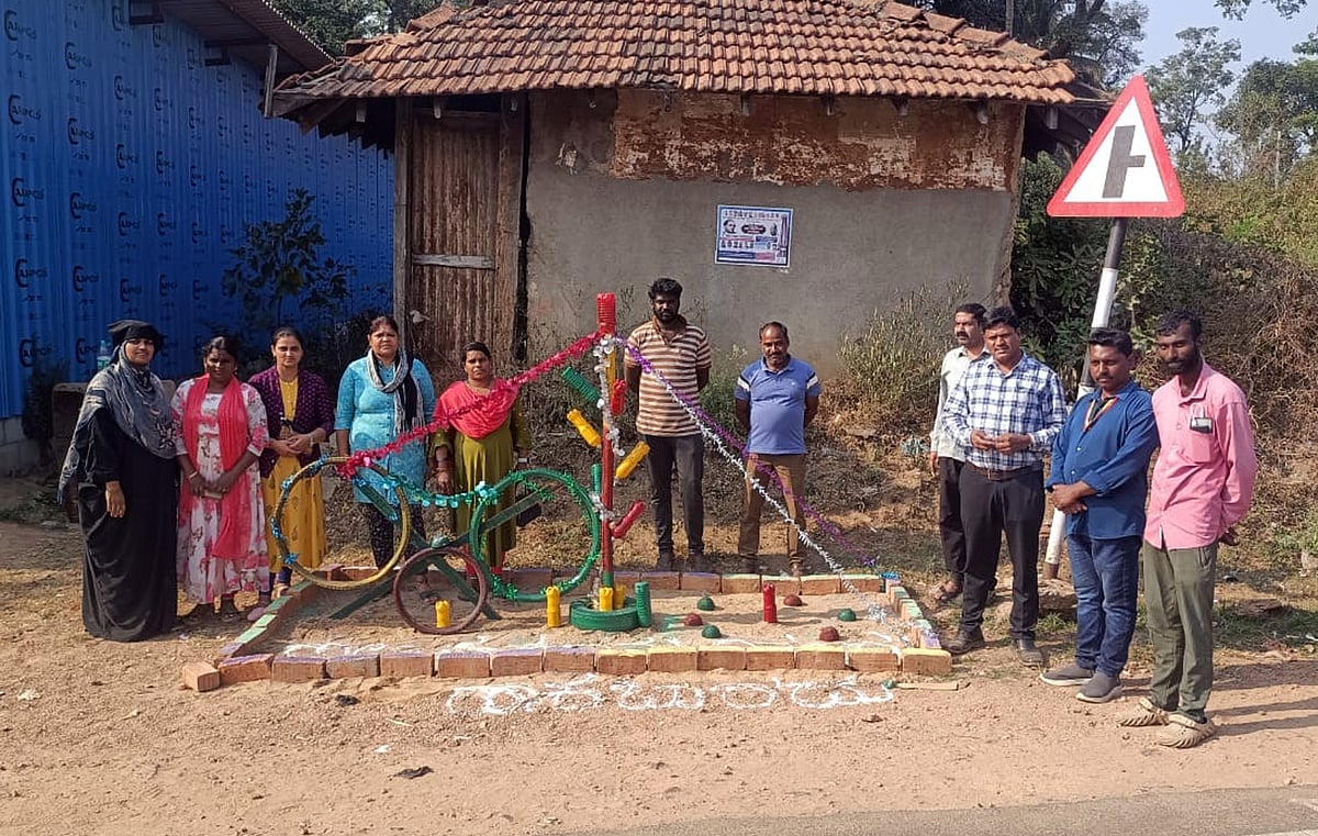 ಸಕಲೇಶಪುರ: ಕಸ ಹಾಕುವ ಜಾಗವೀಗ ಬ್ಯೂಟಿ ಸ್ಪಾಟ್‌ 