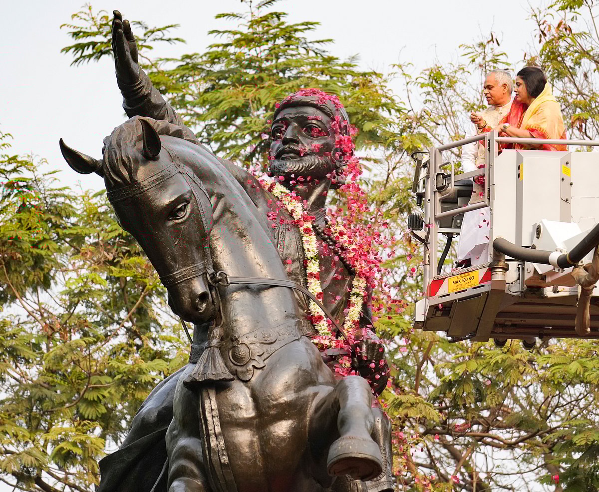 ಛತ್ರಪತಿಯ ಆದರ್ಶಗಳು ಸ್ಫೂರ್ತಿದಾಯಕ: ರಾಹುಲ್‌ ಗಾಂಧಿ
