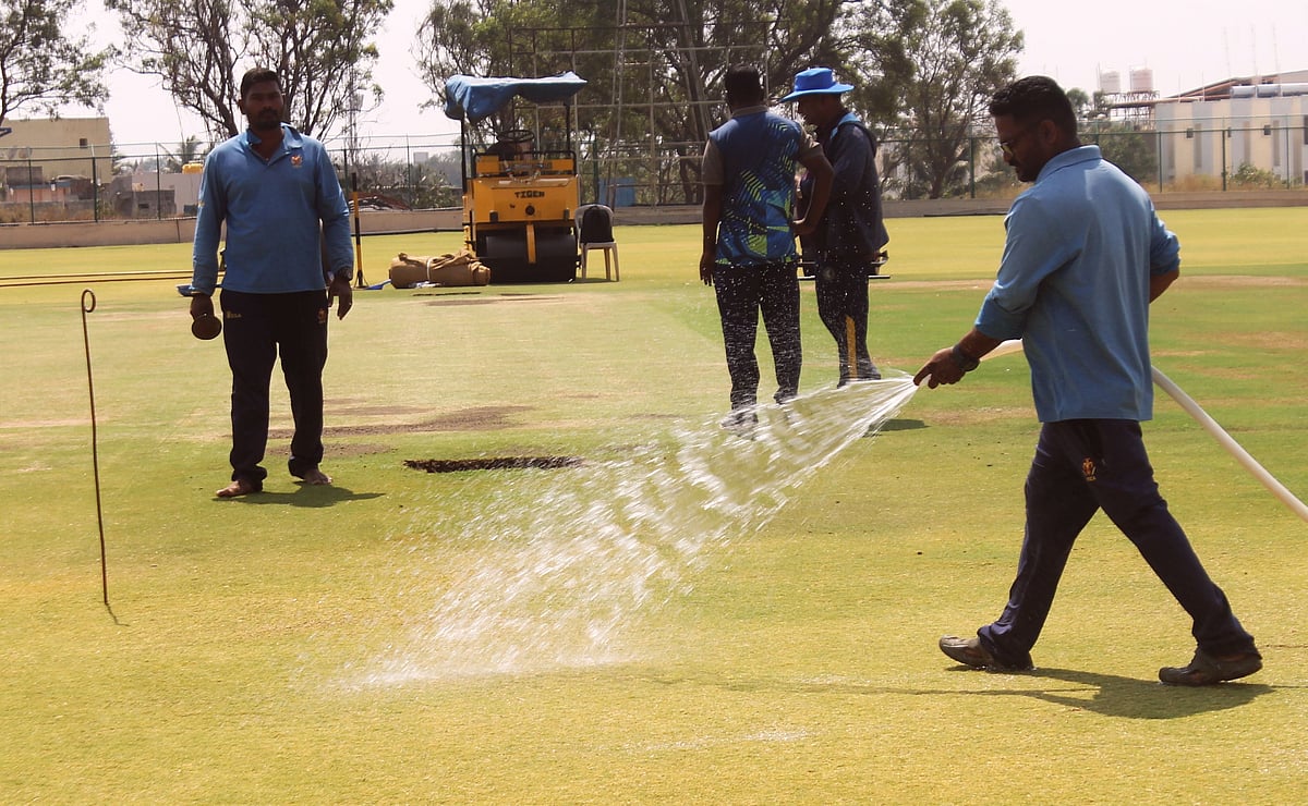 ರಣಜಿ ಟ್ರೋಫಿ ಫೈನಲ್‌ ಪಂದ್ಯ: ರಾಜನಗರ ಕ್ರೀಡಾಂಗಣದಲ್ಲಿ ಗರಿಗೆದರಿದ ಸಂಭ್ರಮ