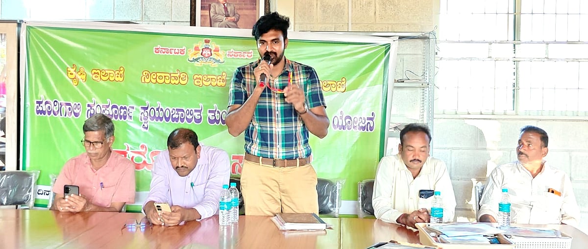 ಹನಿ ನೀರಾವರಿಯಿಂದ ನೀರು, ಶ್ರಮ ಉಳಿತಾಯ: ಕೆ.ಬಿ.ಸಂದೀಪ್